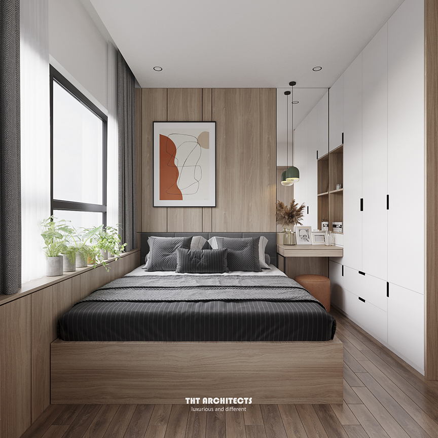 tht architects - Chung cư Lavita Charm - phòng ngủ master 02
